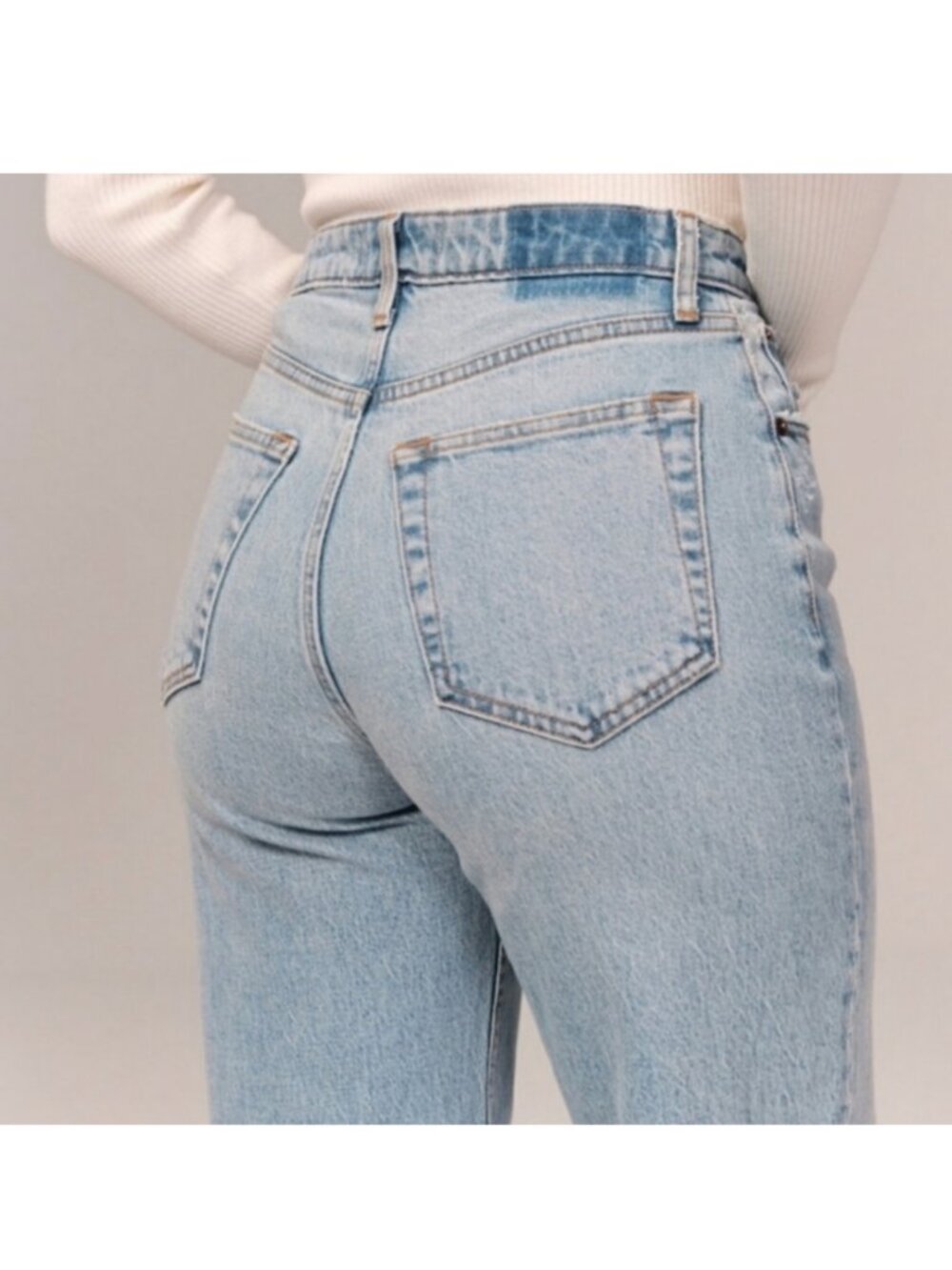 ABERCROMBIE & FITCH Women's EUC The 90's Relaxed Jean High Rise | Size 28/6S - Picture 4 of 11